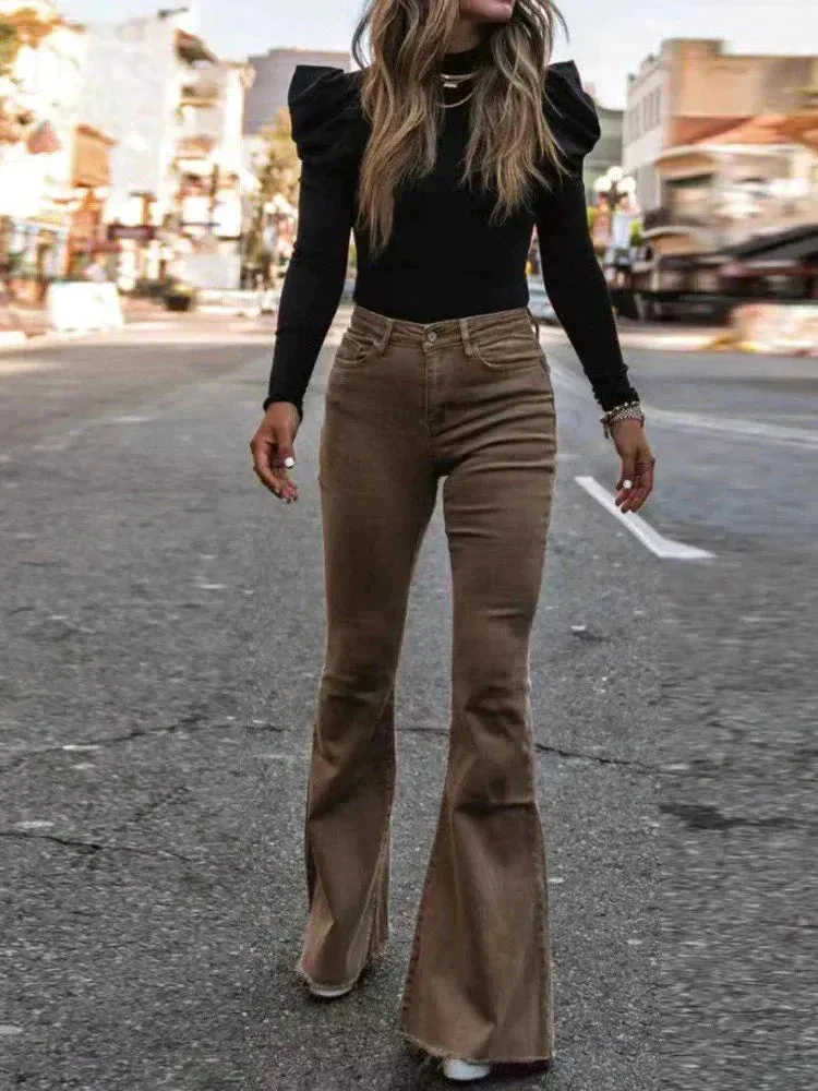 Shaina - Elegant High Trousers for Women