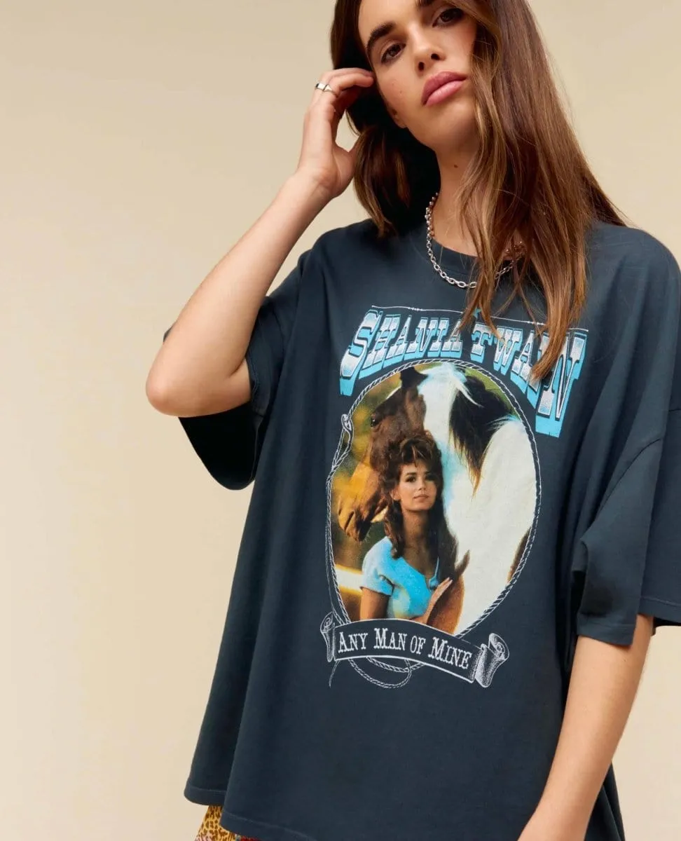 Shania Twain Any Man of Mine One Size Tee