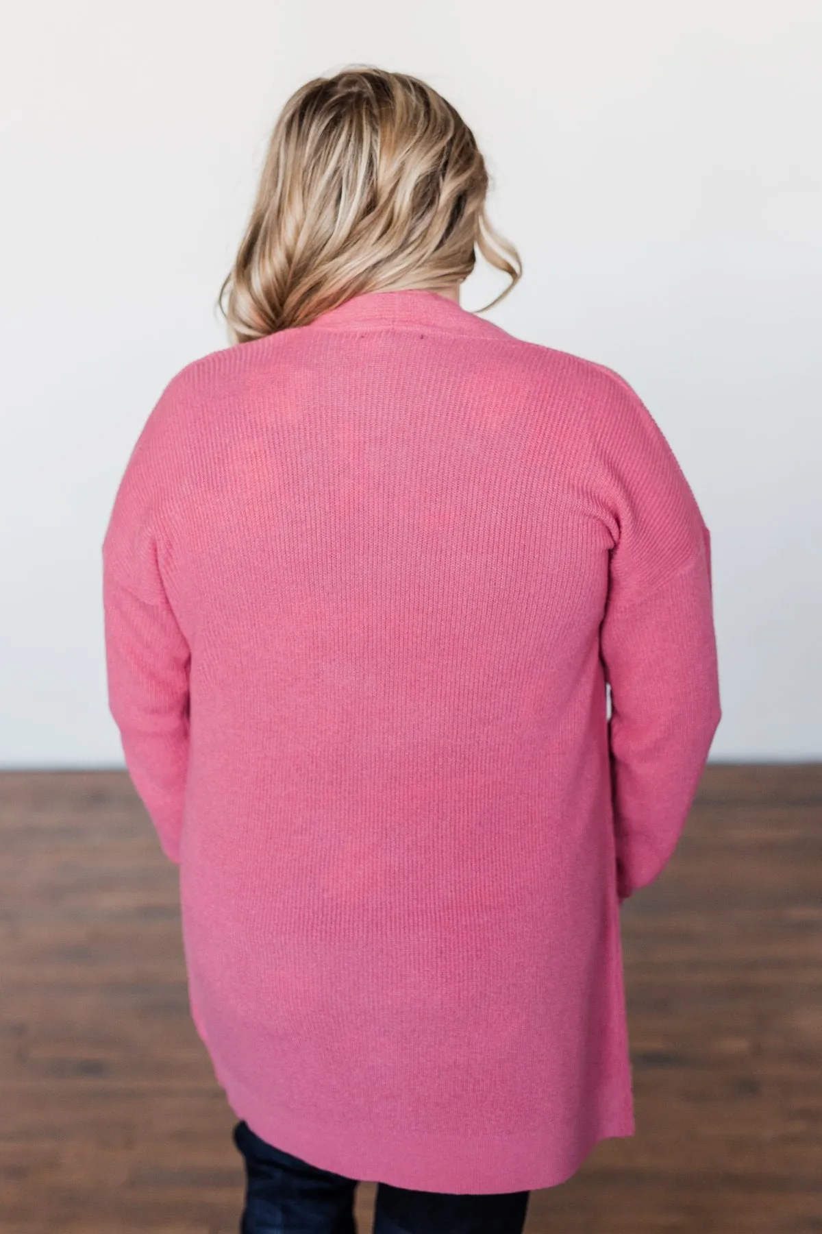 Share The Love Knit Cardigan- Orchid