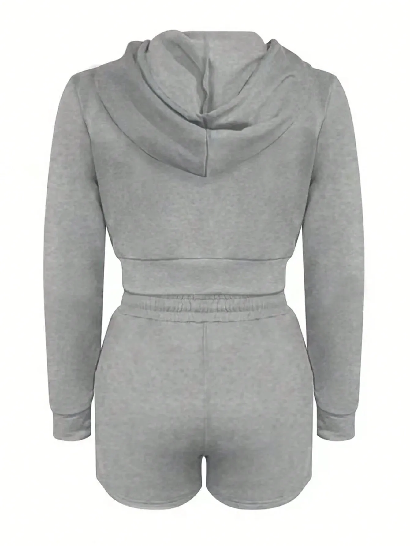 SHEIN Slayr 2pcs Women's Solid Crew Neck Long Sleeve Top And Long Pants Casual Outfit