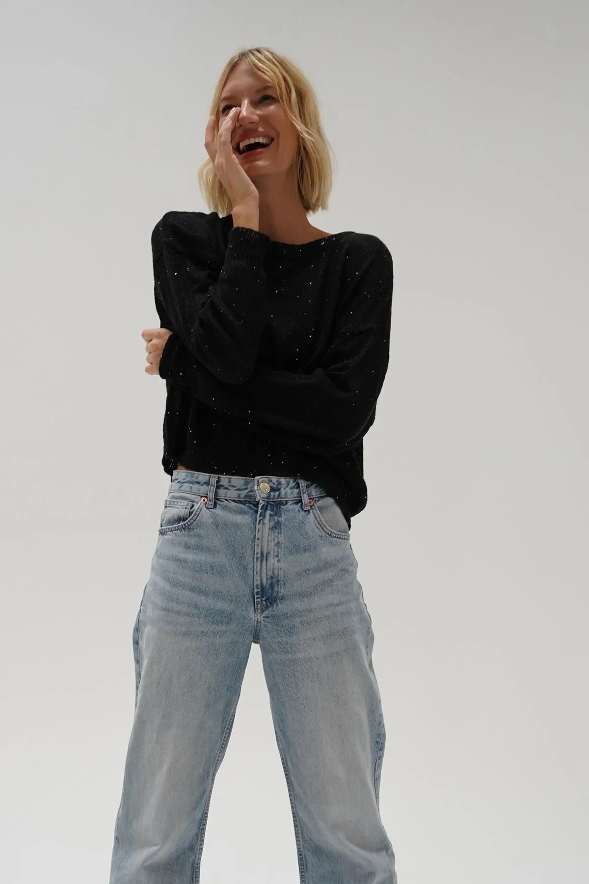 Sheye Sparkle Sweater - Black Night