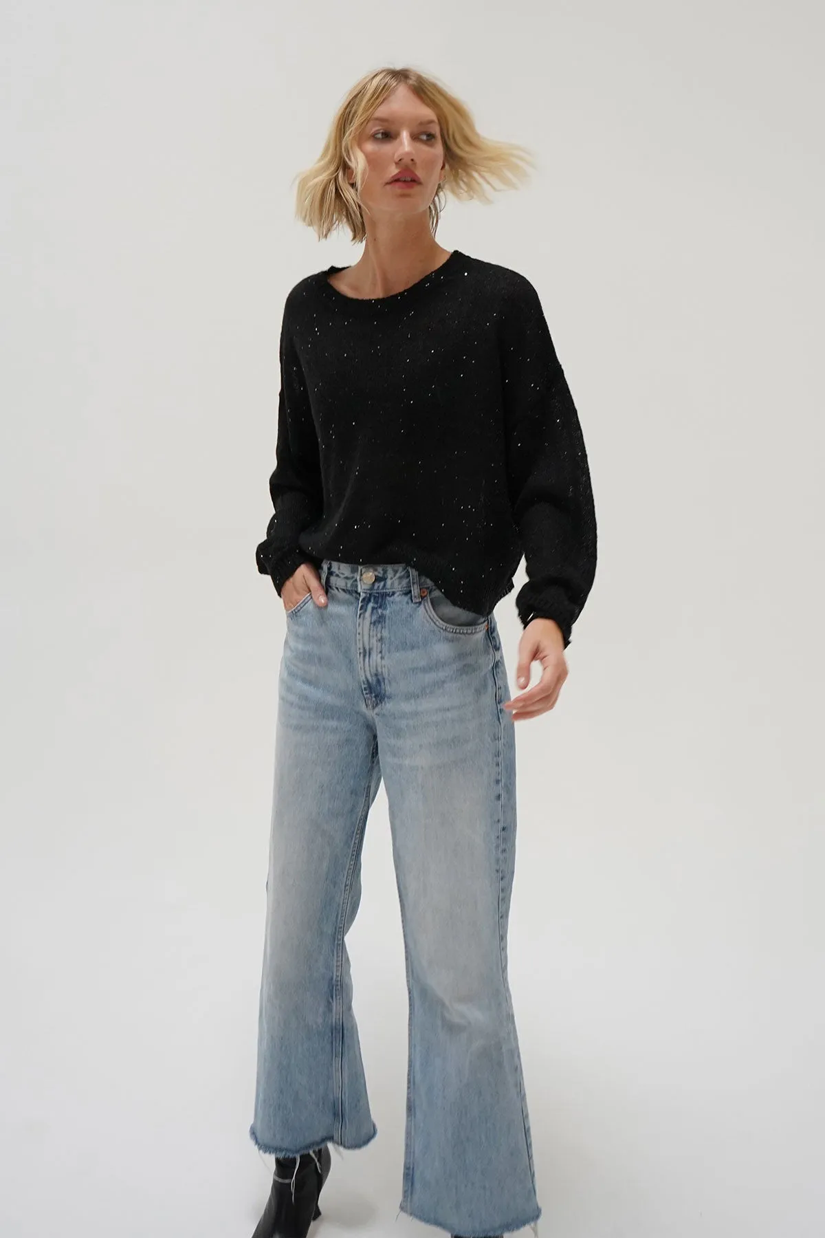 Sheye Sparkle Sweater - Black Night