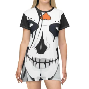 Shirtdress, Black Calaca Face