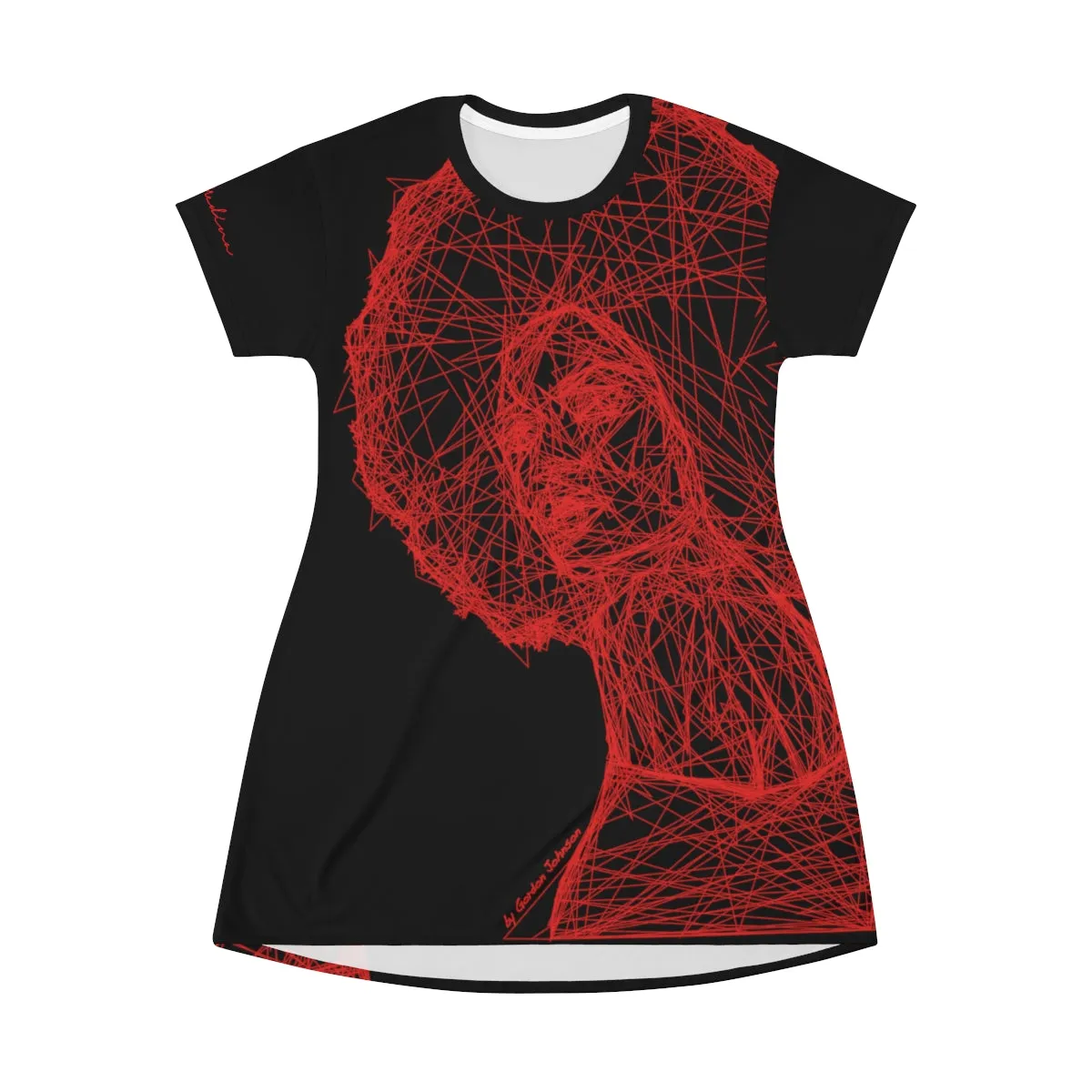 Shirtdress, Black-Red African Queen