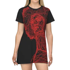 Shirtdress, Black-Red African Queen