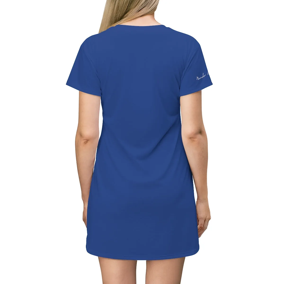 Shirtdress, Blue-Pink NYC View