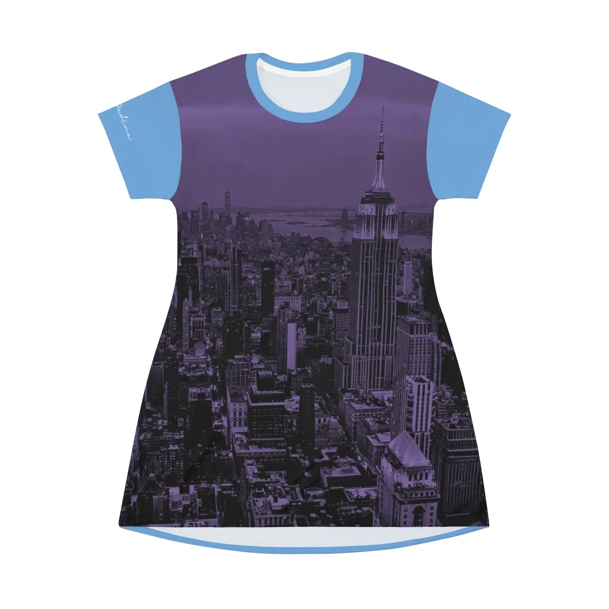 Shirtdress, Light Blue-Purple NYC View