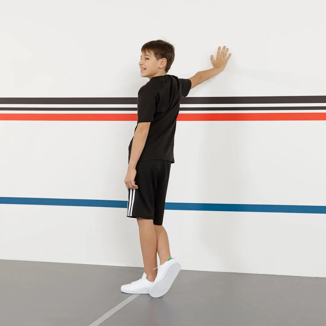 Short adidas 3 bandes enfant - noir