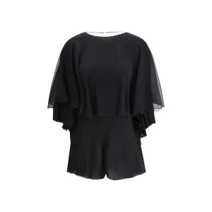 Silk crepe Playsuit
