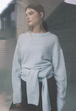 Sky Tie Back Sweater