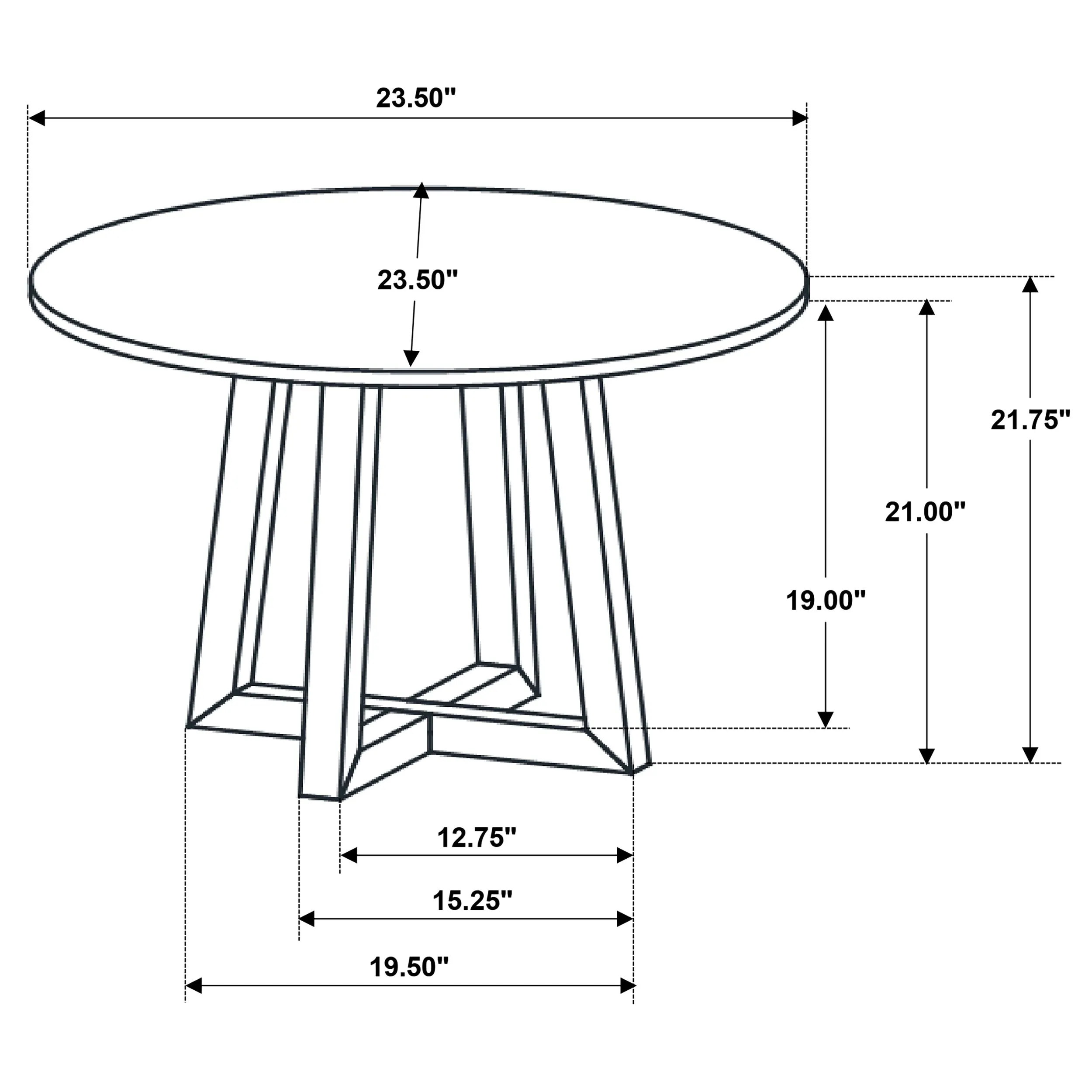 Skylark 3-piece SmartTop Coffee and End Table Set Black
