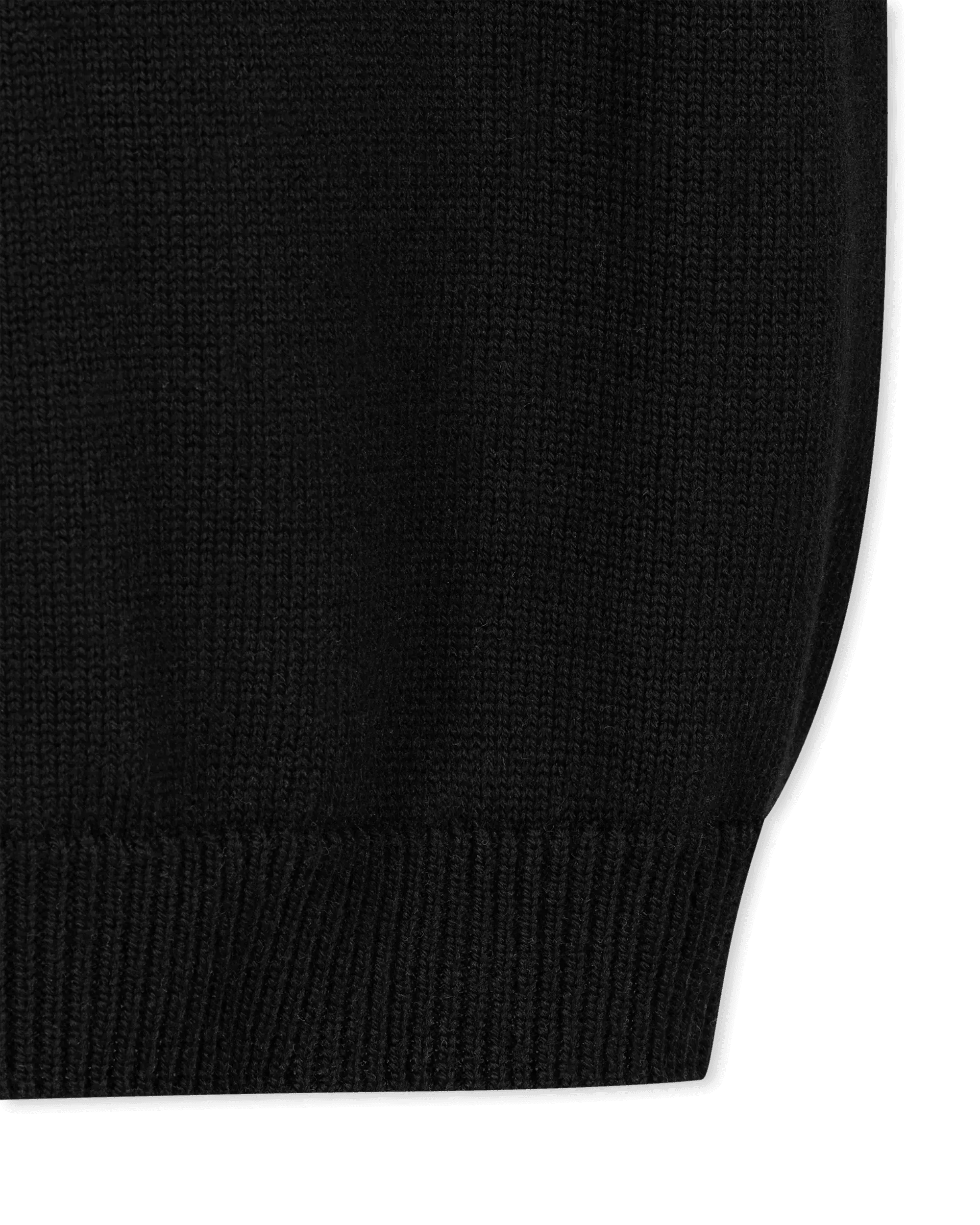 Sleeve Pocket Details Wool Short Sleeve Sweater