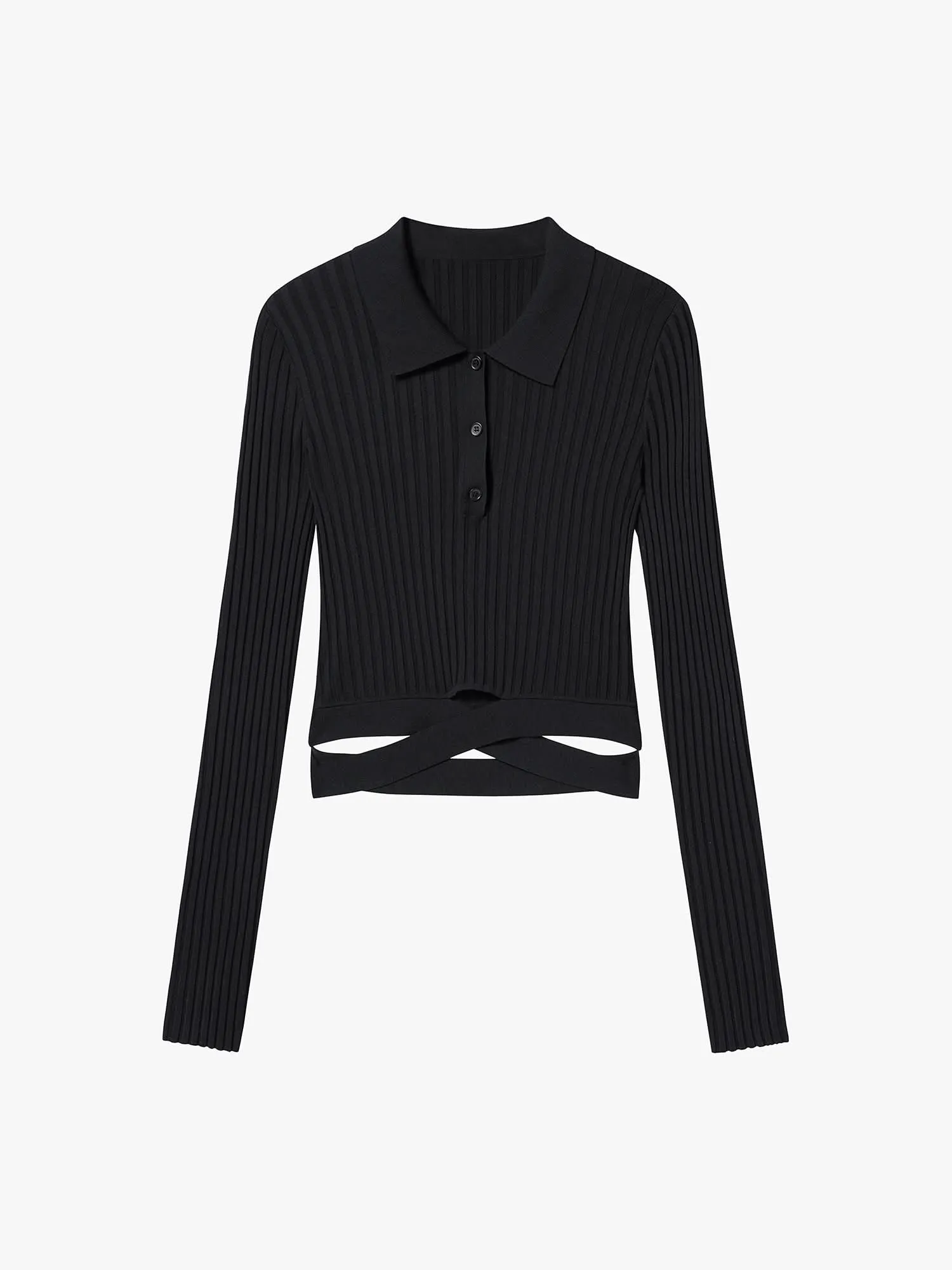 Slim Fit Knitted Polo Shirt