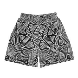 Soft Athletic Shorts (100% Recycled Material)- "Helix" Design