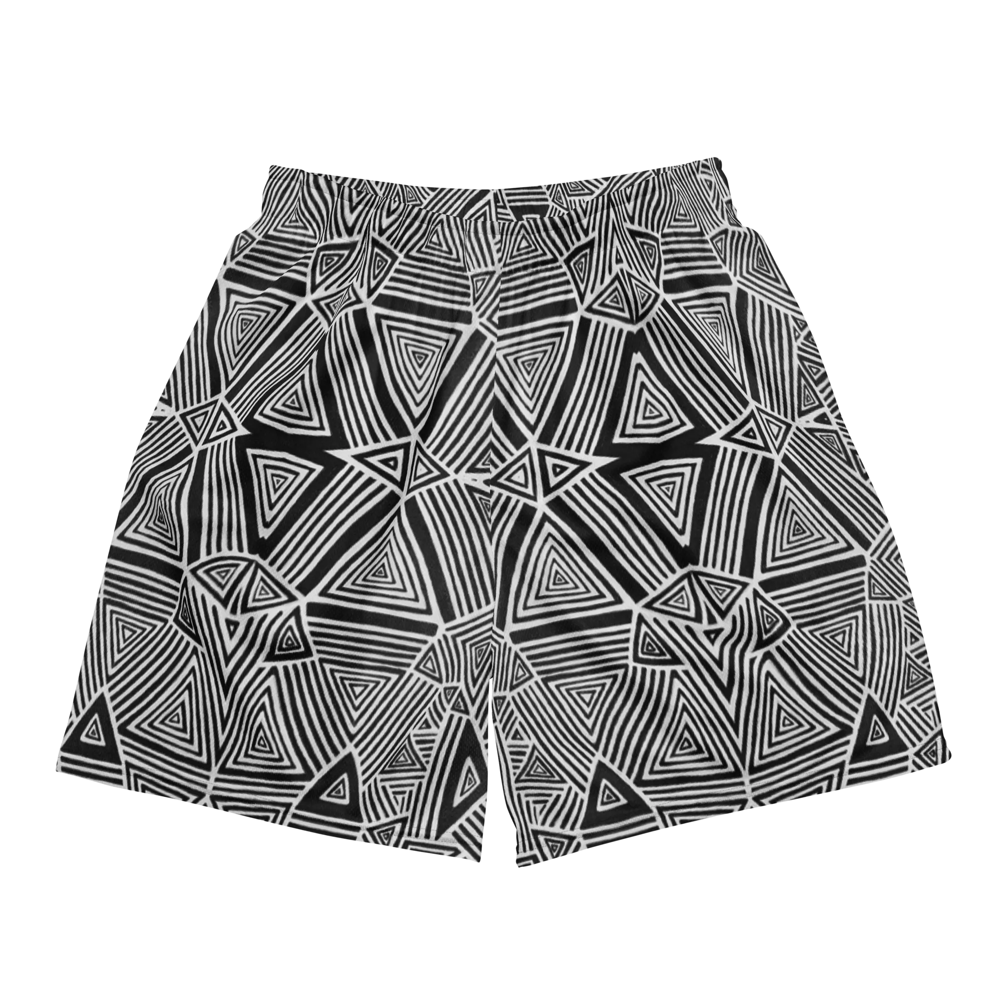 Soft Athletic Shorts (100% Recycled Material)- "Helix" Design