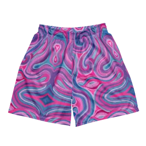 Soft Athletic Shorts (100% Recycled Material)- "Mystical" Design