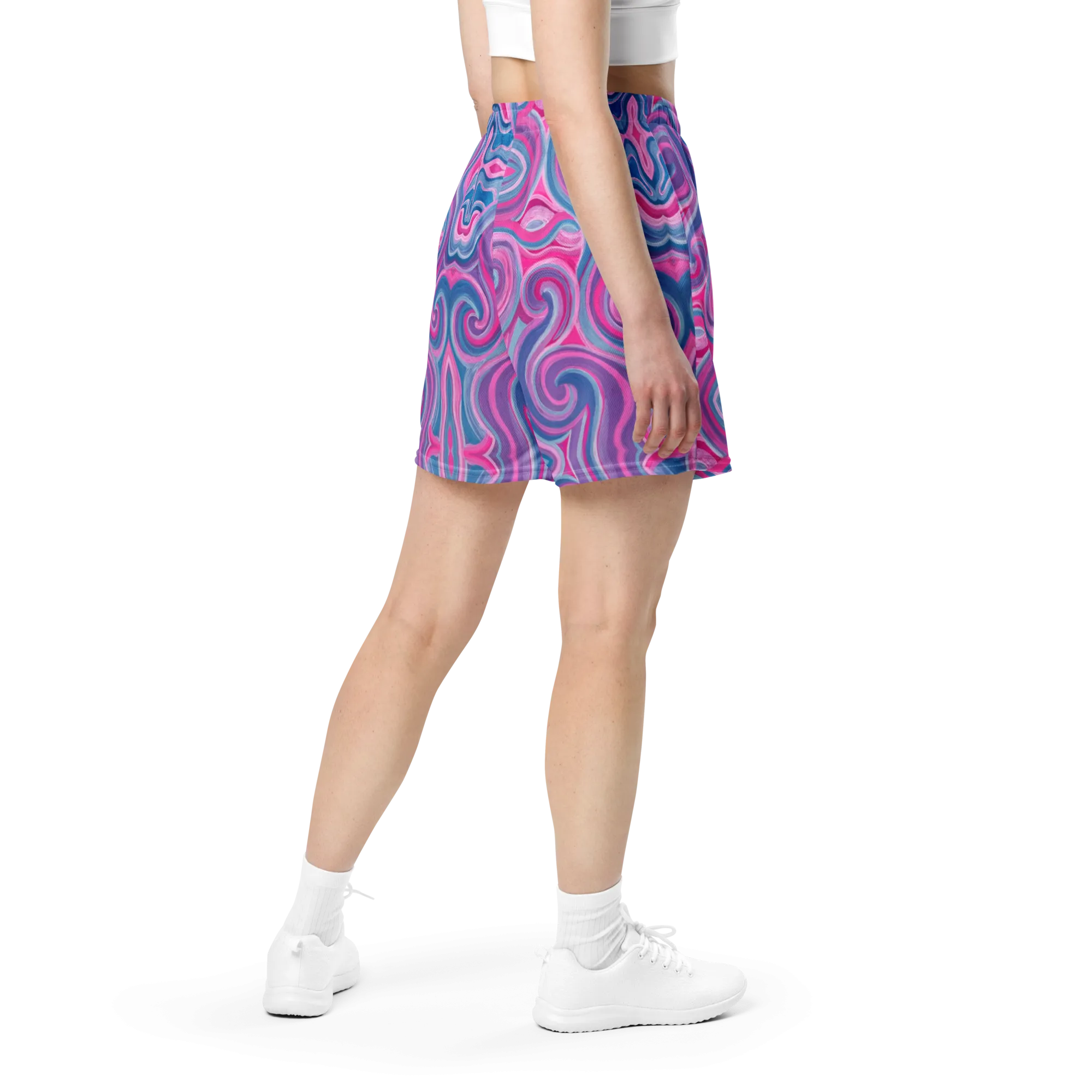 Soft Athletic Shorts (100% Recycled Material)- "Mystical" Design