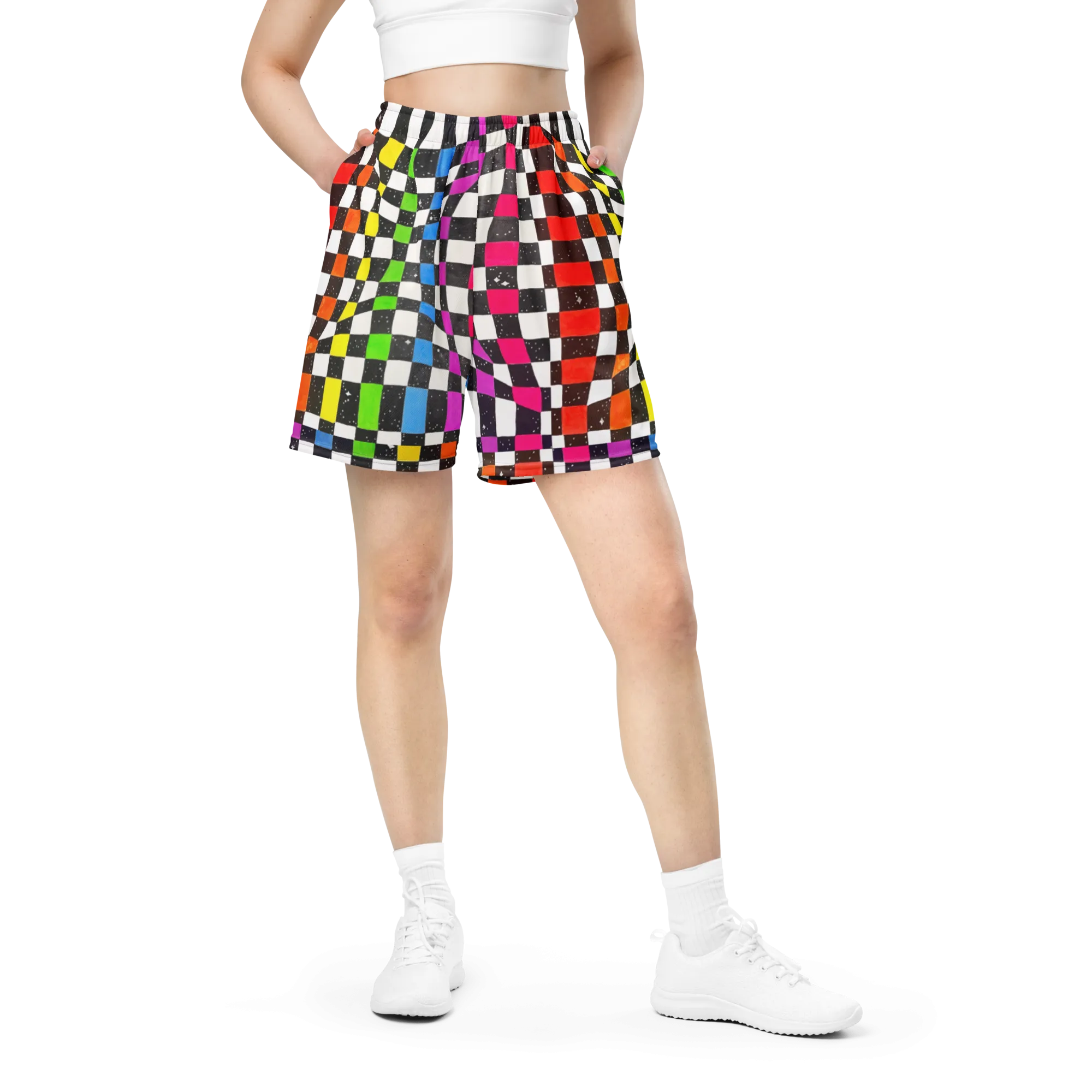 Soft Athletic Shorts (100% Recycled Material)- "Space Track" Design
