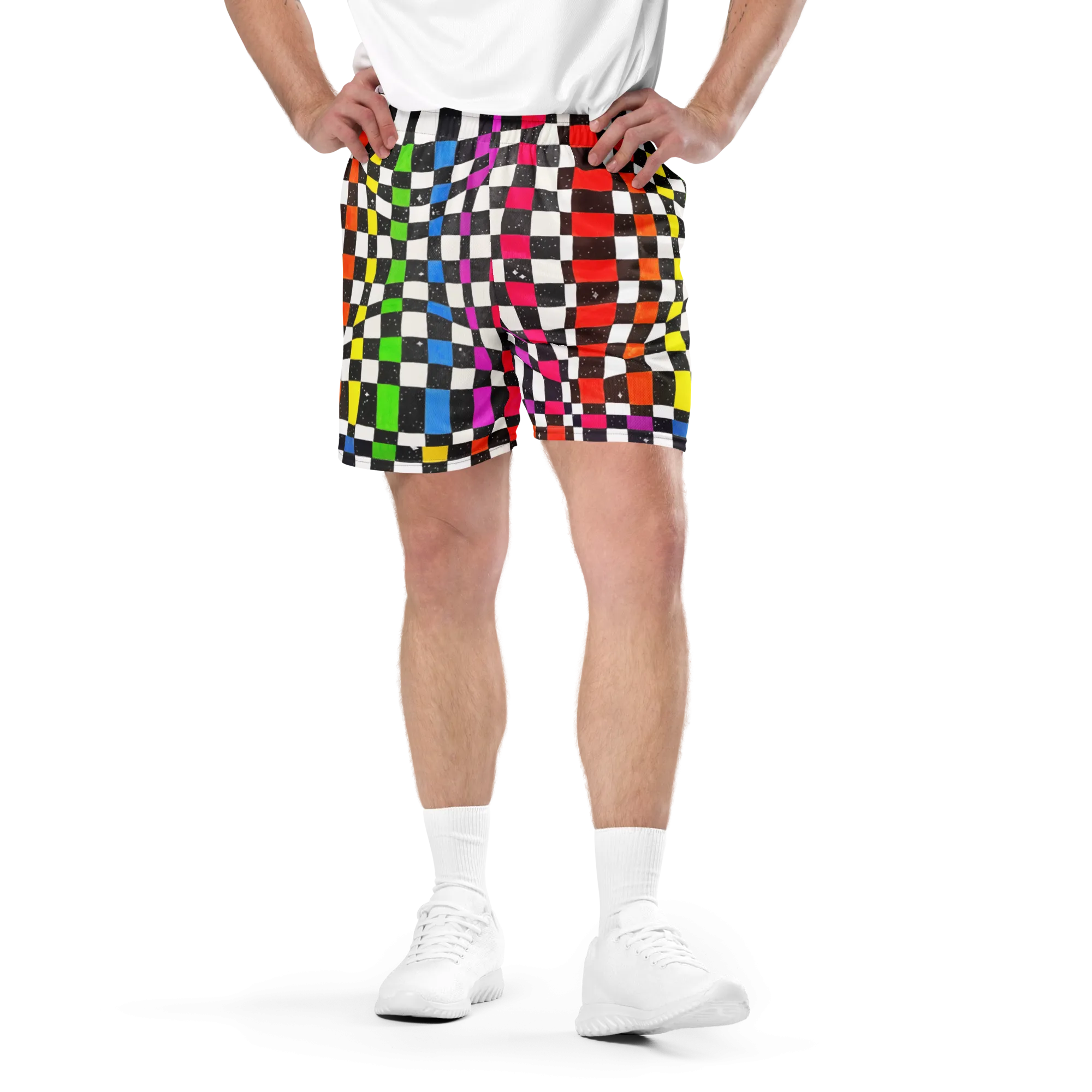 Soft Athletic Shorts (100% Recycled Material)- "Space Track" Design