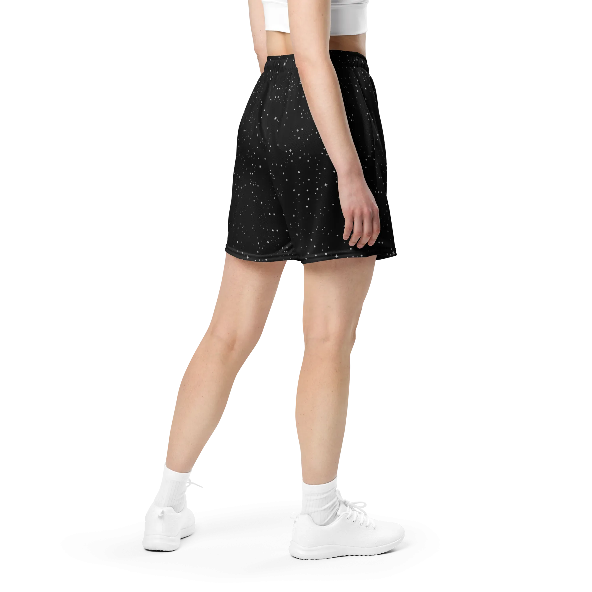 Soft Athletic Shorts (100% Recycled Material)- "Stella" x "We Rave In Peace" Logo Design