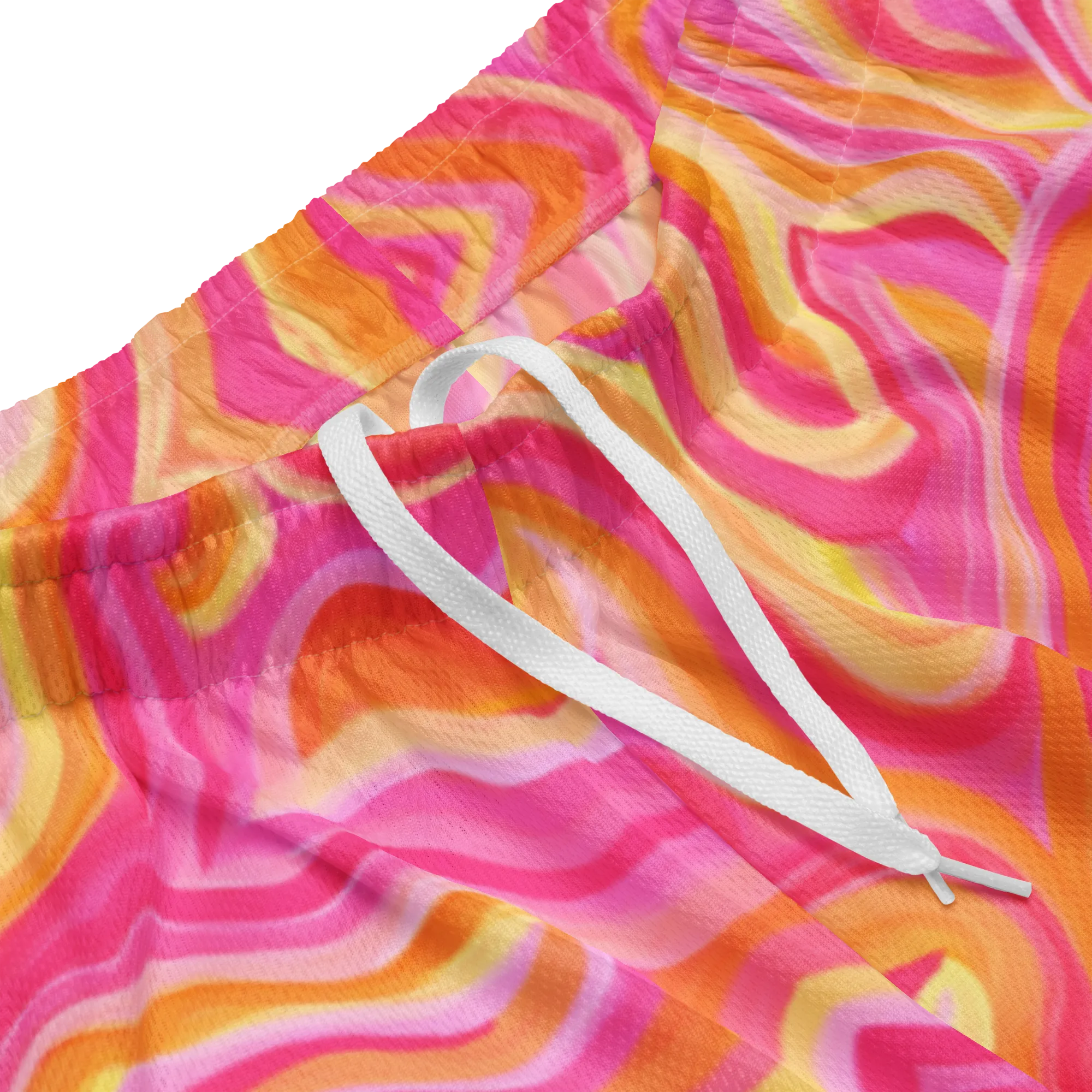 Soft Athletic Shorts (100% Recycled Material)- "Sunset" Design