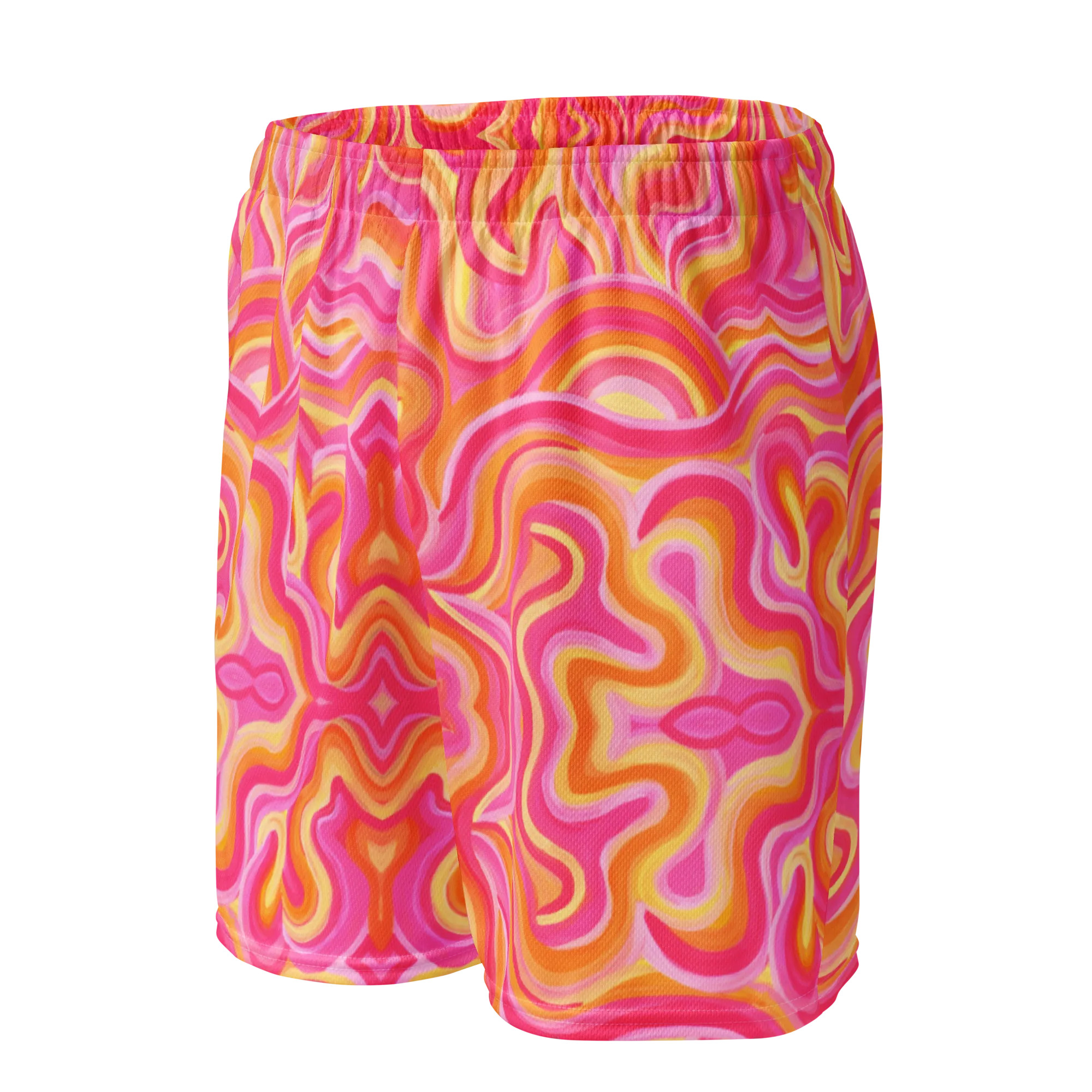 Soft Athletic Shorts (100% Recycled Material)- "Sunset" Design