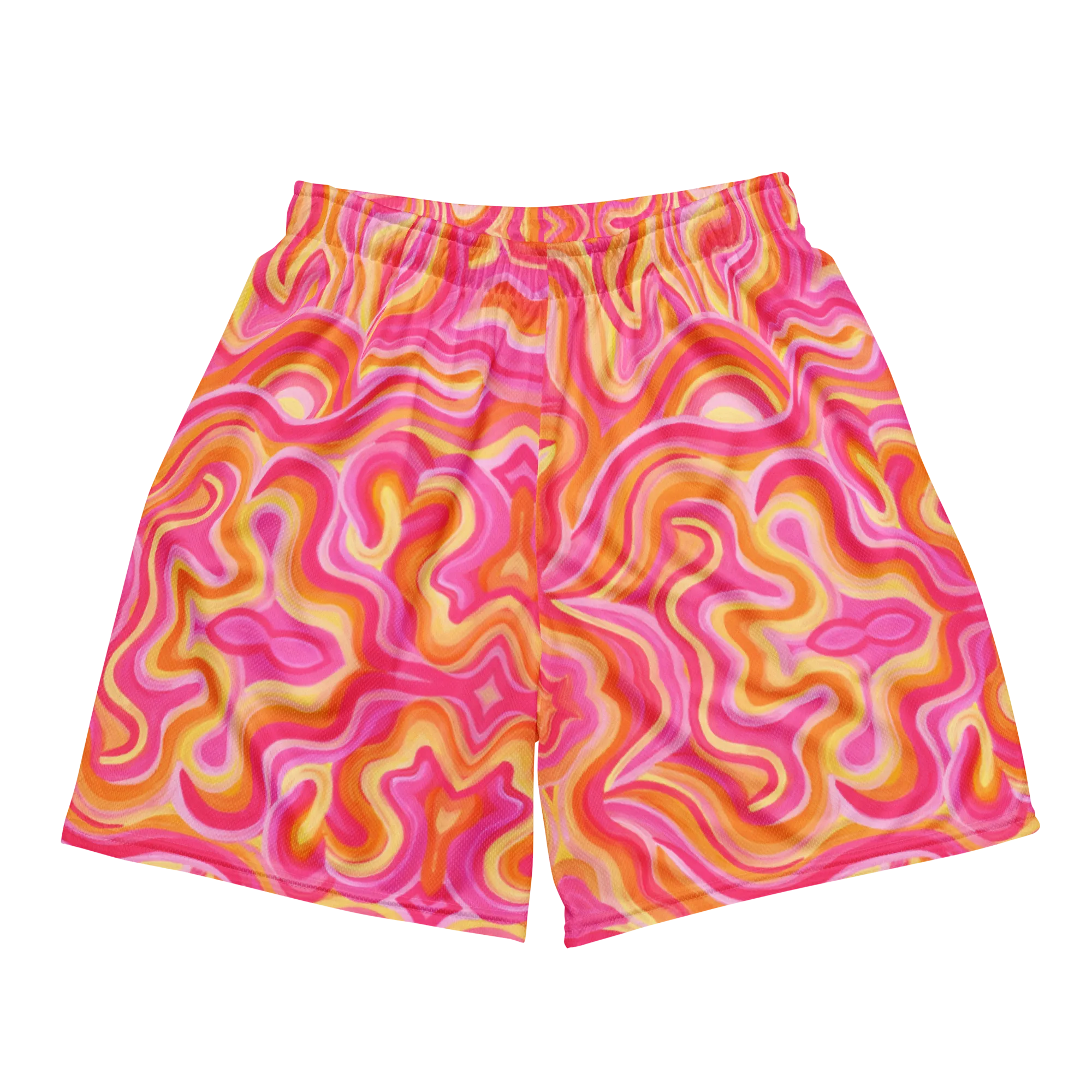 Soft Athletic Shorts (100% Recycled Material)- "Sunset" Design