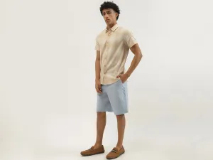 Solid Comfort Fit Chino Shorts