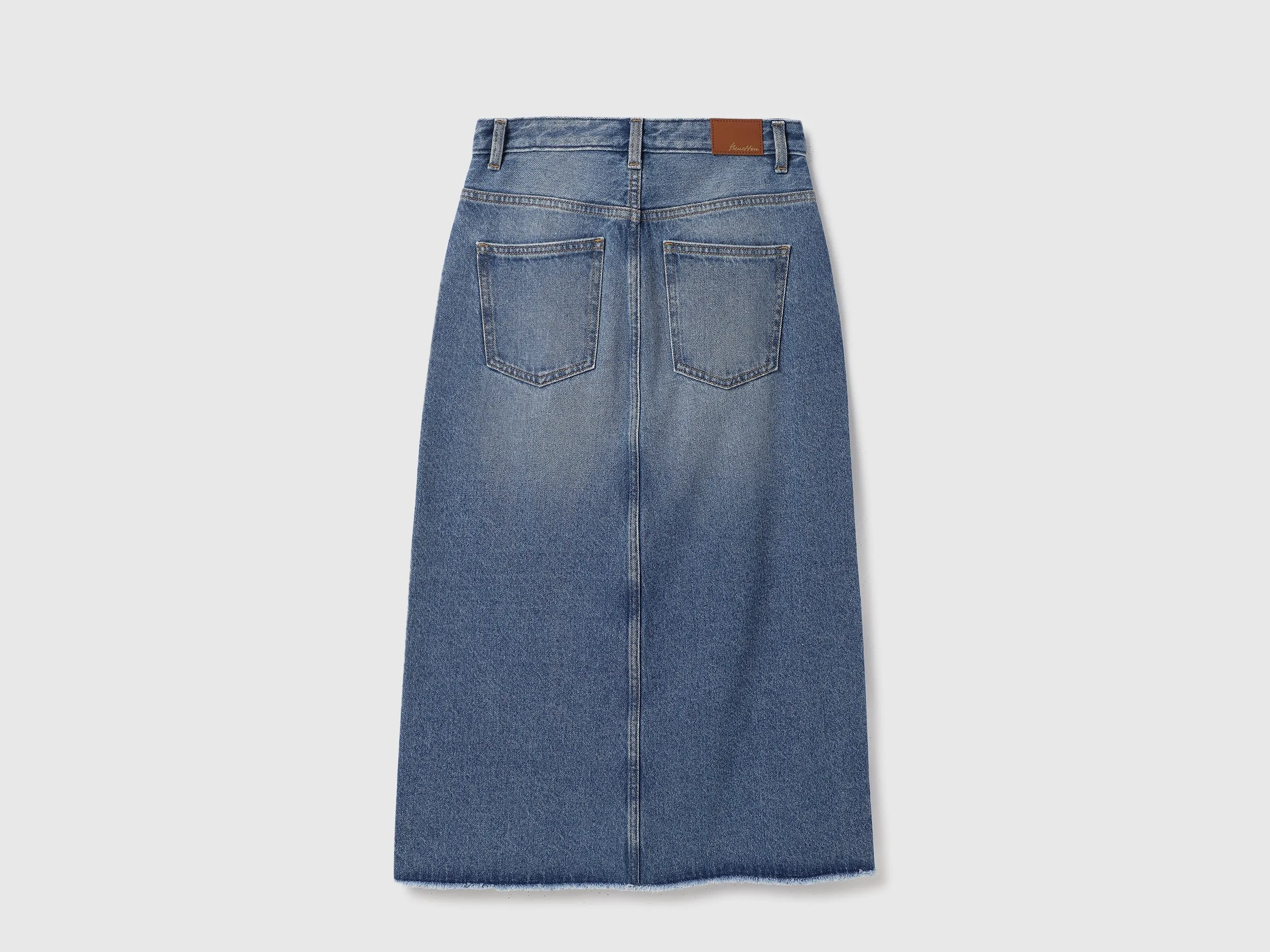 Solid Straight Fit Skirts