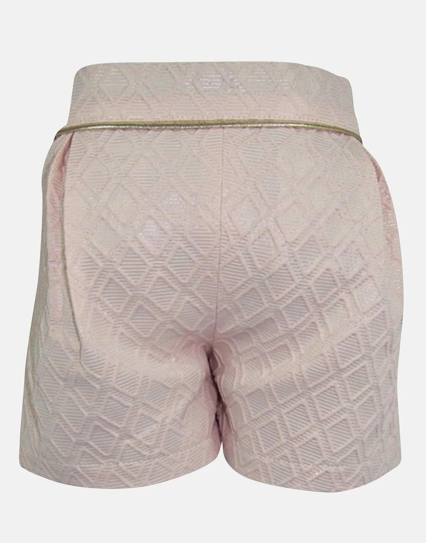 Sophie: Blush brocade shorts