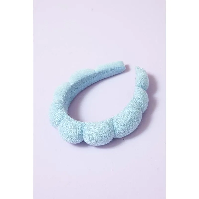 Spa Sponge Terry Towel Scalloped Headband
