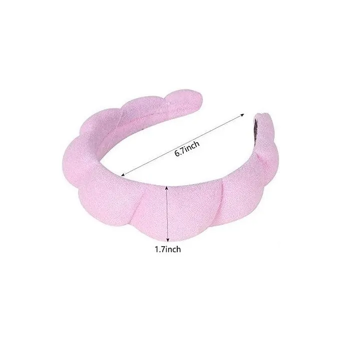 Spa Sponge Terry Towel Scalloped Headband