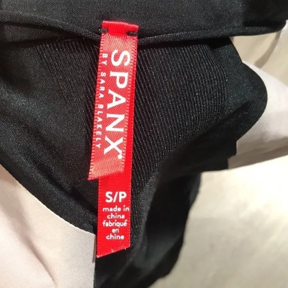 SPANX OnCore High Waist Mid-Thigh Black Shaper Shorts size S