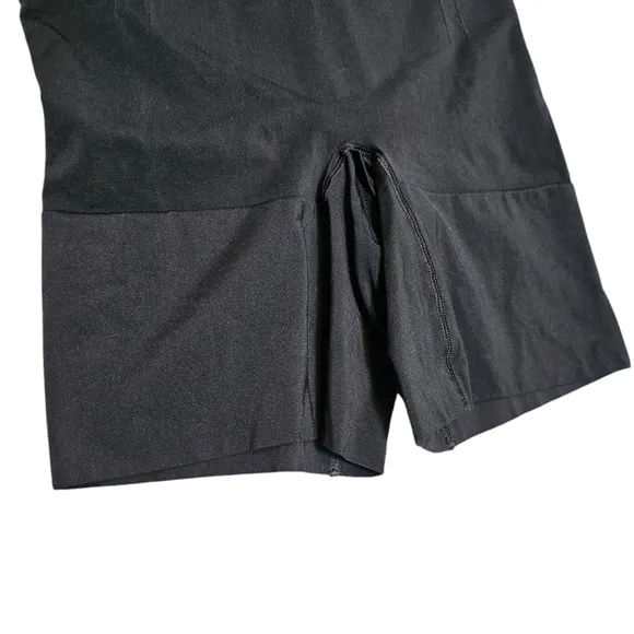 Spanx Shapeware Shorts Spanx Sculp OnCore High-Waisted Mid-Thigh Black sz XL