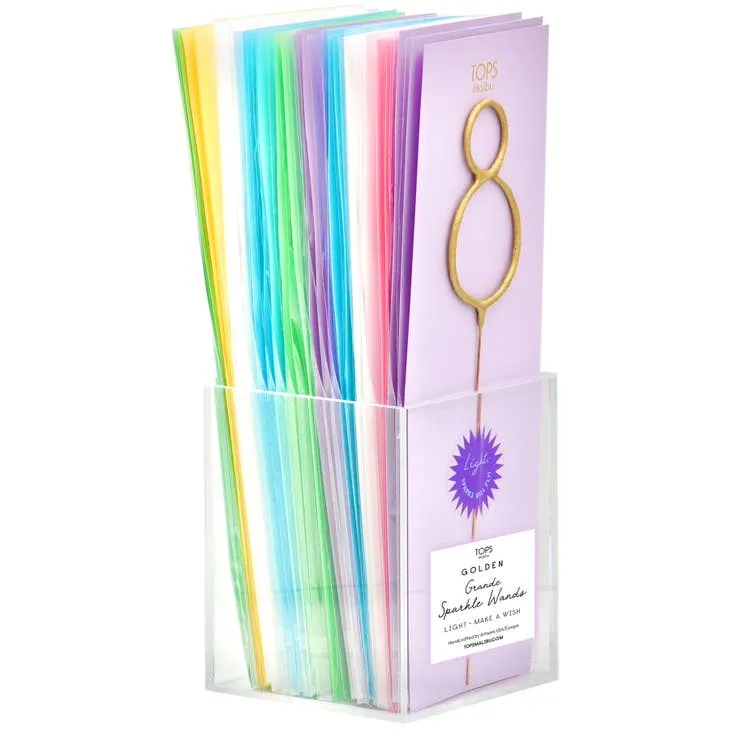 Sparkler Number Candle