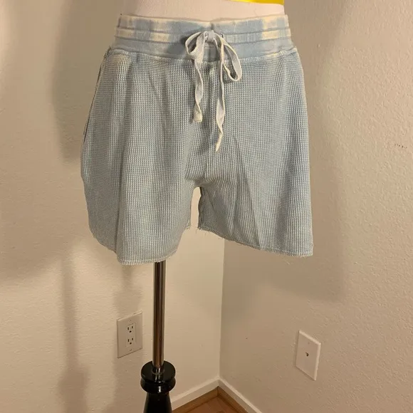 Splendid Womens Light Blue Thermal Shorts