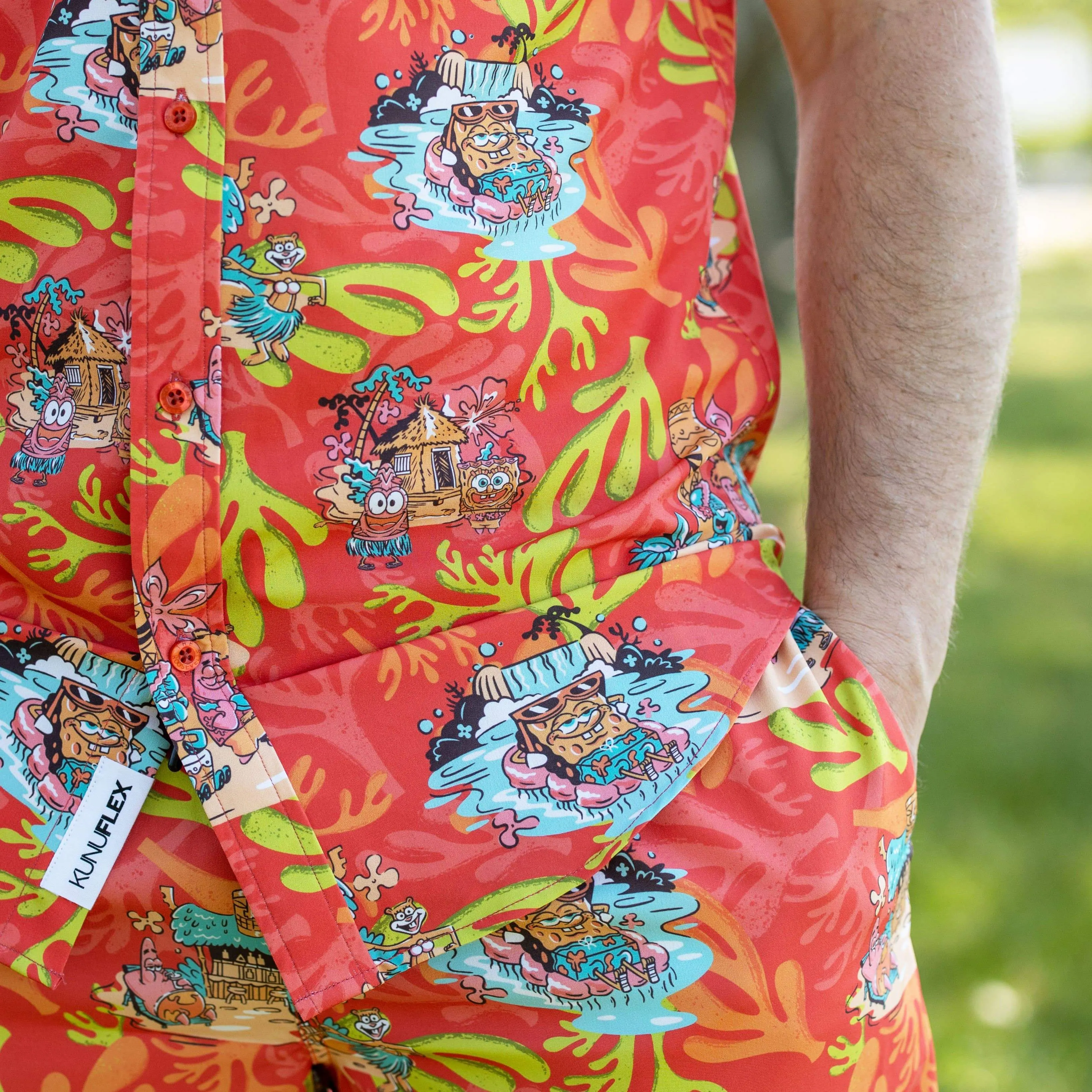 SpongeBob "Luau" – Hybrid Shorts