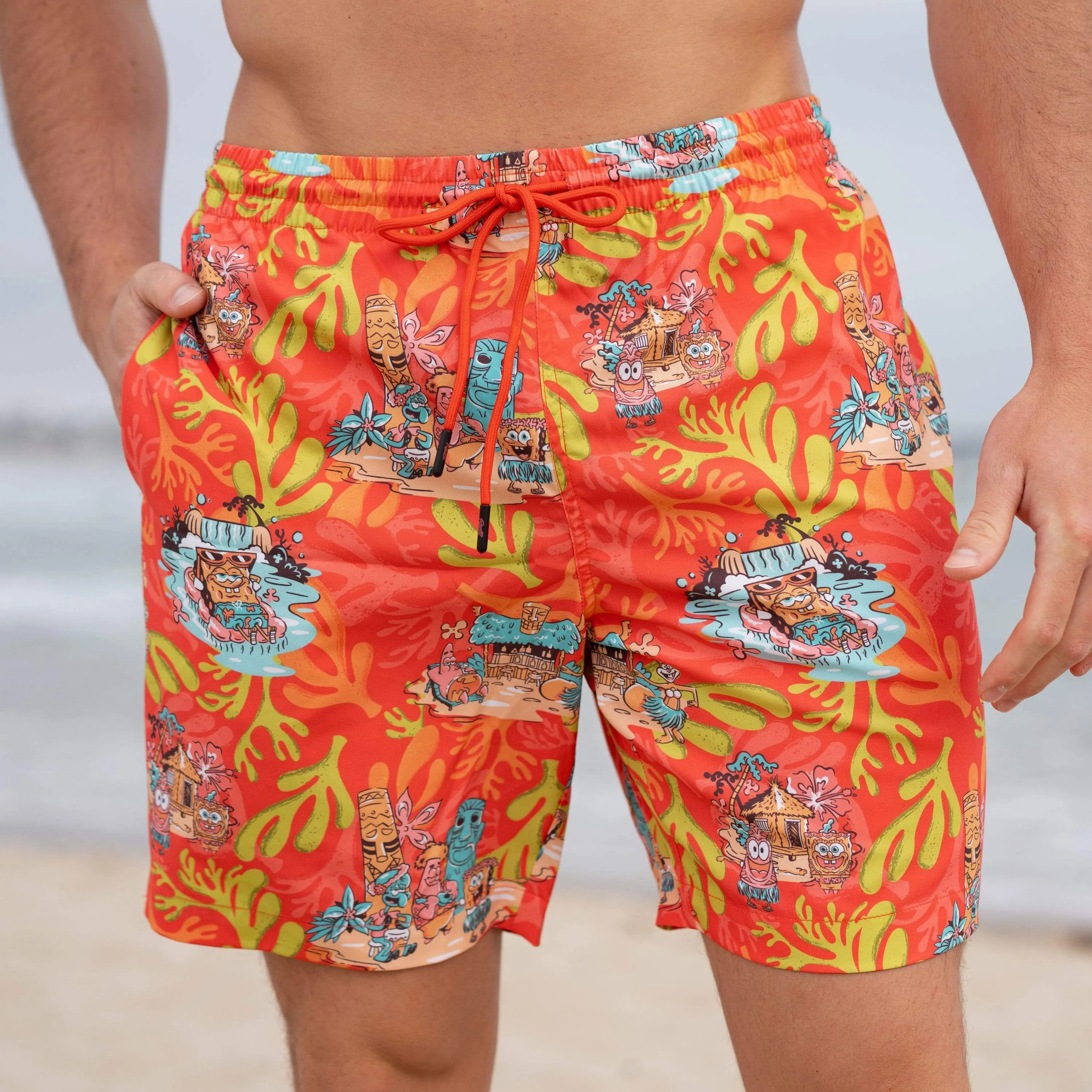SpongeBob "Luau" – Hybrid Shorts