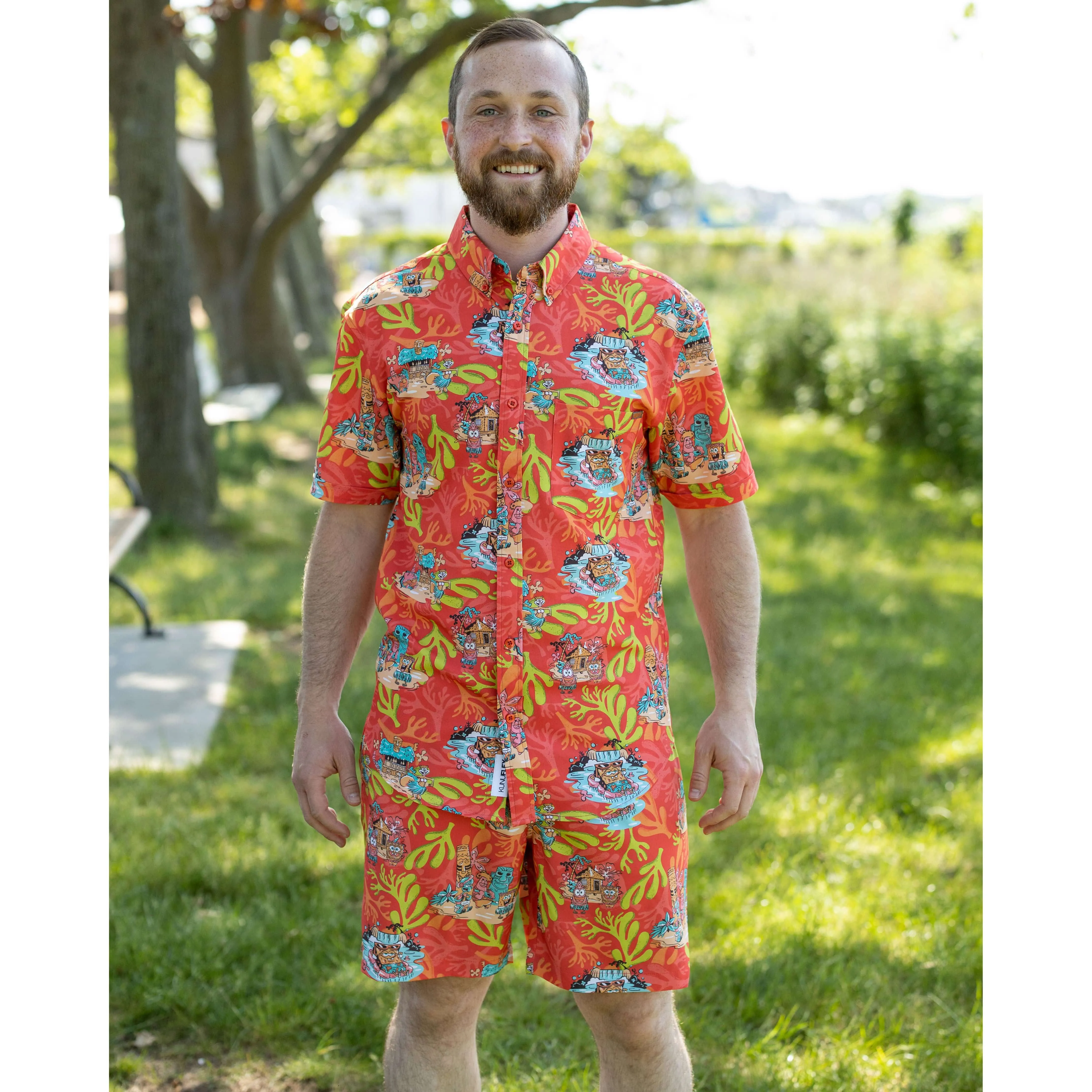 SpongeBob "Luau" – Hybrid Shorts