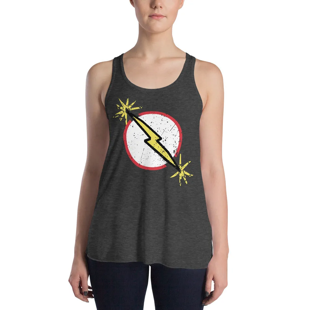 Stone Age Women's Midnight Lightning Tank Top - Print on Demand