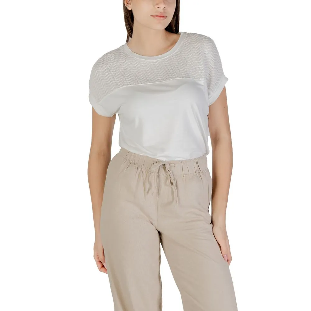 Street One White Viscose Tops & T-Shirt