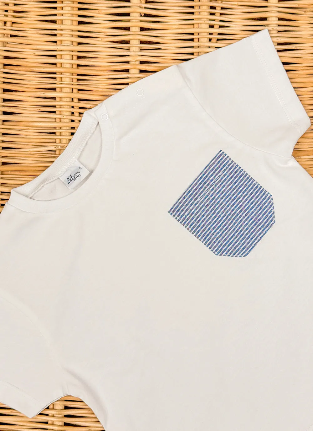 Striped Boy Set - Shorts and T-Shirt