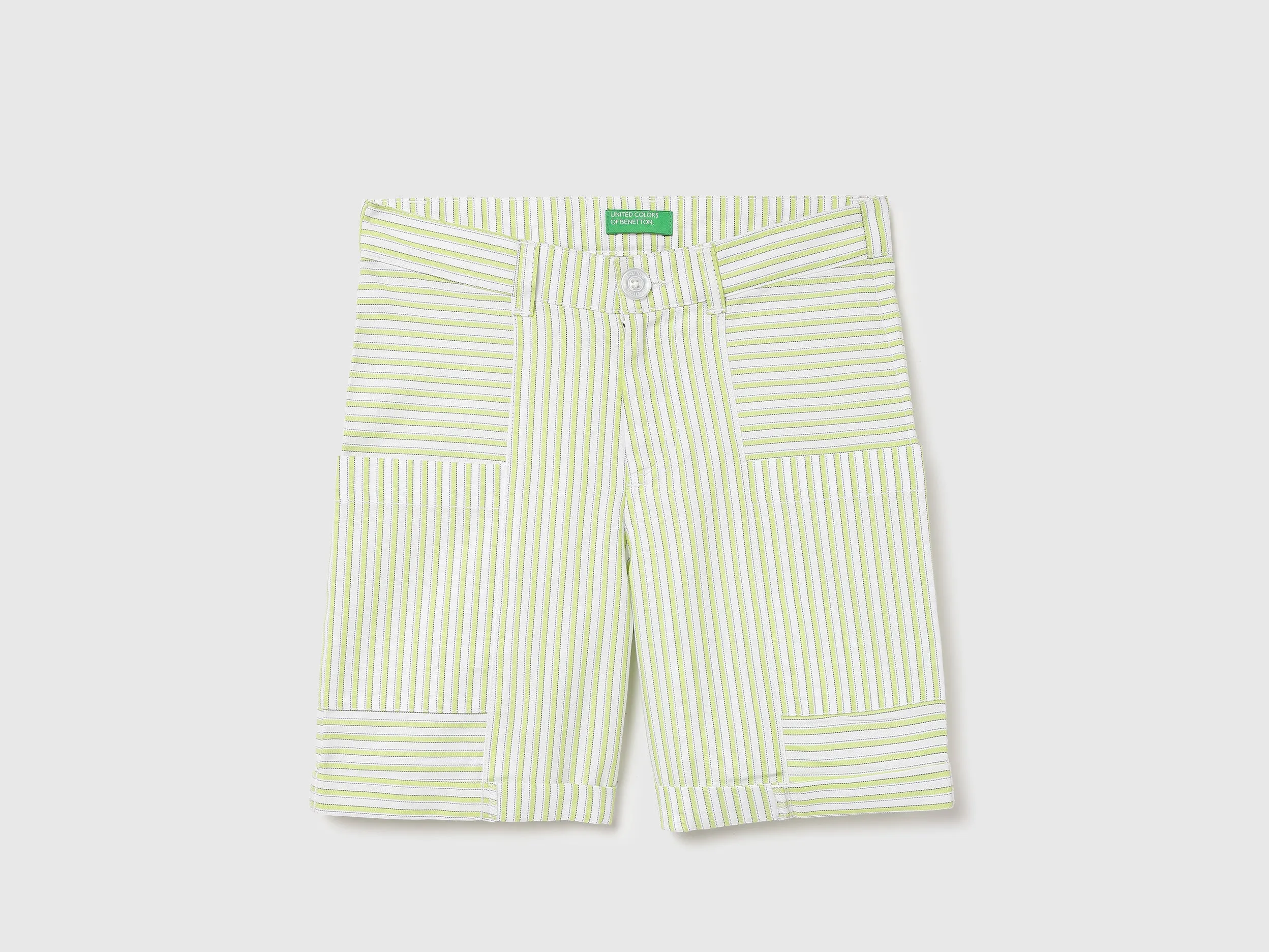 Striped Regular Fit Shorts