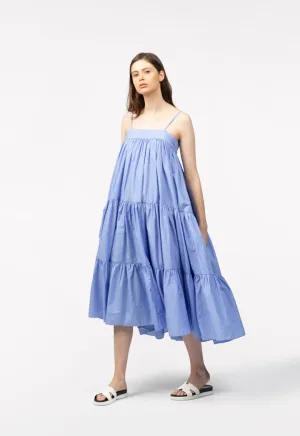 Striped Wide A-Shape Dress