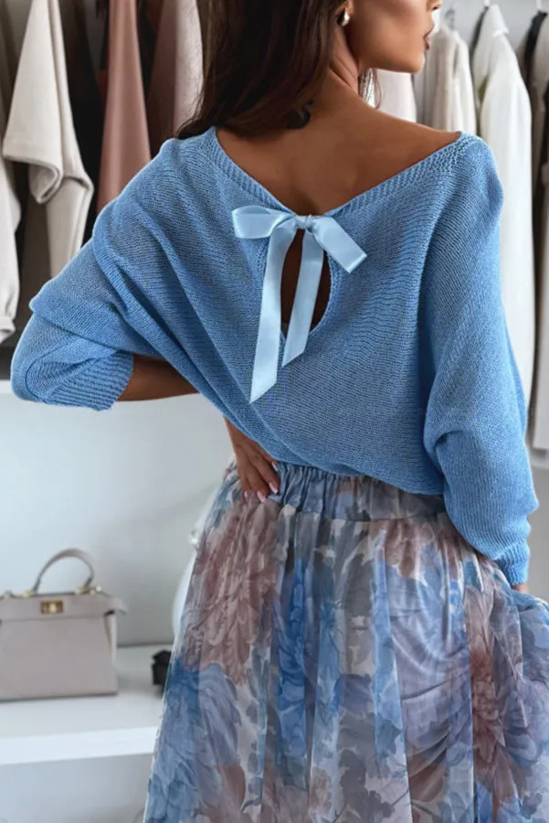 Summer Printed Chiffon Casual Elastic Waist Skirt