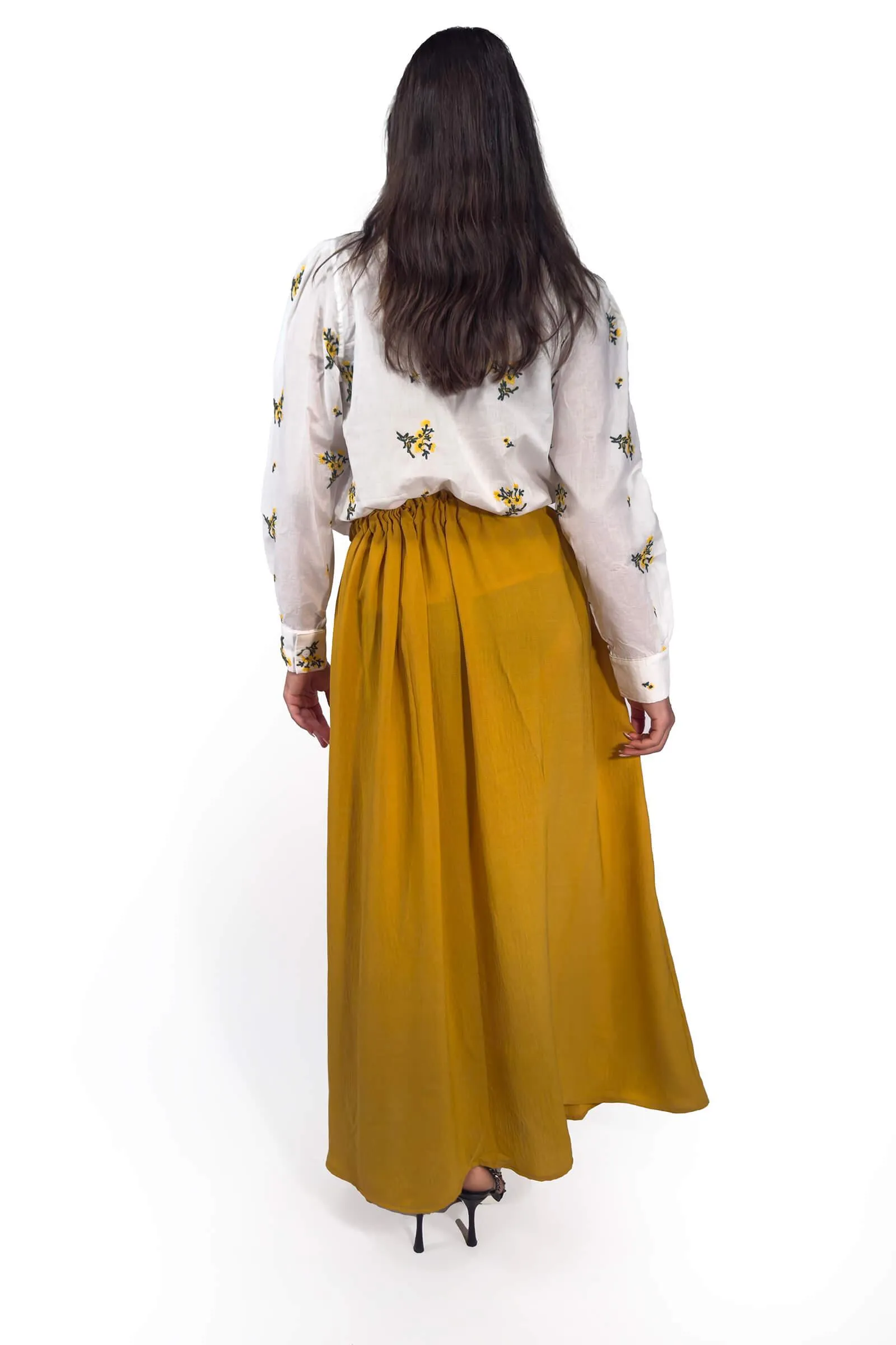 Sunlit Bloom Embroidered Blouse