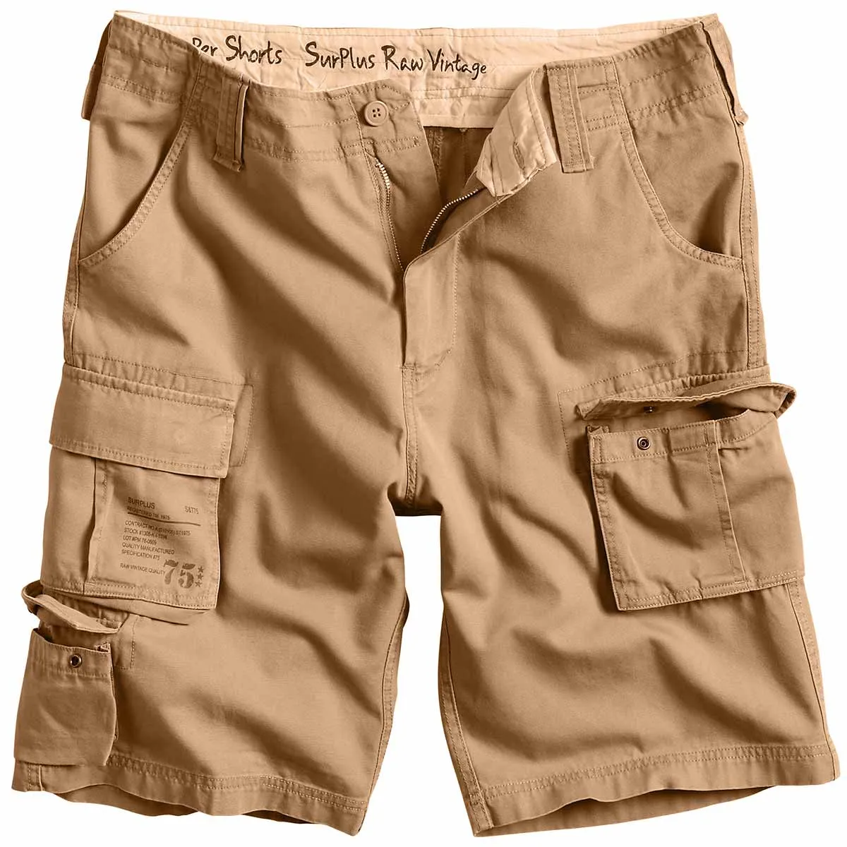 Surplus Mens Trooper Shorts Beige