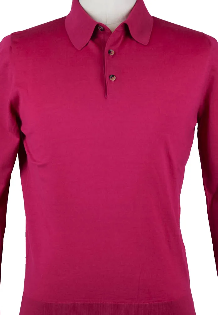 Svevo Parma Pink Wool Sweater - Size: Medium US / 50 EU