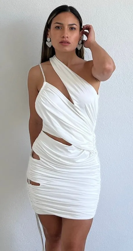 Take Me Anywhere White Bodycon Dress