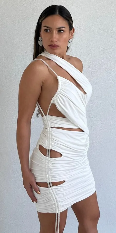 Take Me Anywhere White Bodycon Dress